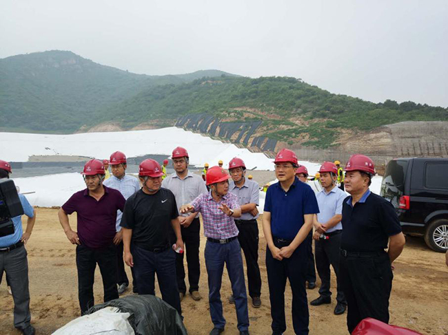 北京市密云区委副书记、区长潘临珠视察密云项目